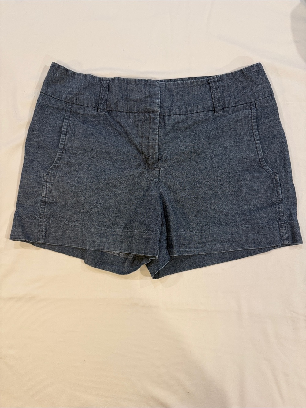 Classic Women's Denim-Style Shorts in Blue